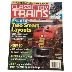 Classic Toy Trains May 2006 Two Smart Layouts Small Simple and Sensible